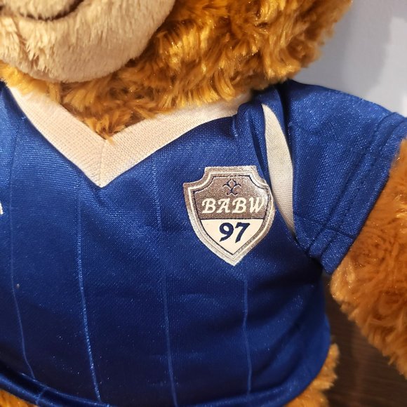Build a Bear Teddy Soccer Jersey Plush USA 97 Shirt 16" BABW Sports Brown - Picture 5 of 8